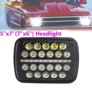 5x7" 7x6" LED Headlight High/Low Beam DRL Light For Jeep Cherokee XJ Comanche MJ - Picture 1 of 11