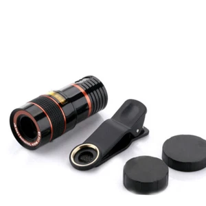 8 X Telescopio 8x Lenti Del Telefono Phone Teleobiettivo Cellulare - Zdjęcie 1 z 12