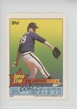 1989 Topps Super Star Sticker Back Cards Bob Knepper Jose Canseco ( 171) #63.171