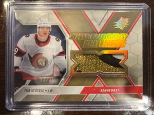 2020-21 Upper Deck SPx Tim Stutzle Extravagant Materials Rookie Patch /25 RARE!