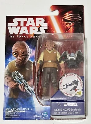 "Star Wars ADMIRAL ACKBAR 2016 3,75"" The Force Awakens Hasbro sellado mosc Ep VII" Foto 1 de 2