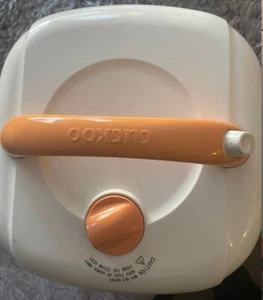 Cuckoo CR-0331 Rice Cooker 3 Cups Uncooked (1.5 Liters / 1.6 Quarts) Orange Used - Picture 1 of 7