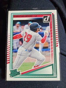 2025 Donruss Baseball Rated Prospect # 145 CHRISTIAN MOORE Los Angeles Angels - Picture 1 of 2