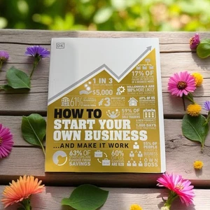 How To Start Your Own Business and Make It Work DK Paperback 2022 - Picture 1 of 2