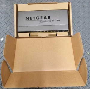 Netgear ProSafe GS110TP v2 8-Port Gigabit PoE Smart Switch With 2x SFP Ports - Photo 1/2