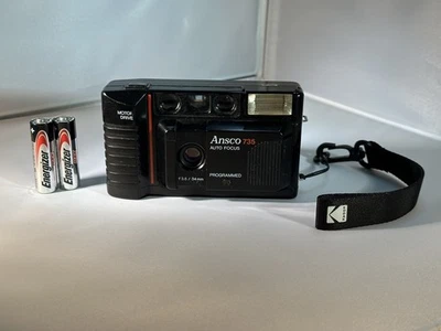 Ansco 735 Auto Focus 35mm Film Camera Tested w/ film & fully works! See photos! - Image 1 of 4