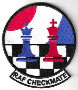 RAF PATCH  AIR WARFARE CENTRE EXERCISE CHECKMATE PROYAL AIR FORCE SQUADRON PATCH - Picture 1 of 1