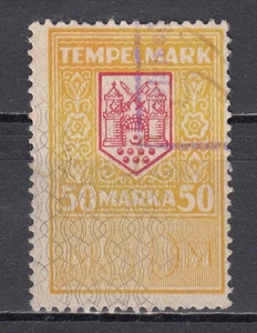 1928 Estonia REVENUE tax stamp used COMB.SHIPPING - Foto 1 di 2