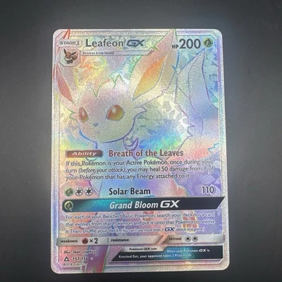 Leafeon GX (Secret Rare) 157/156 Sm-Ultra Prism Holo NM/M - Image 1 of 4