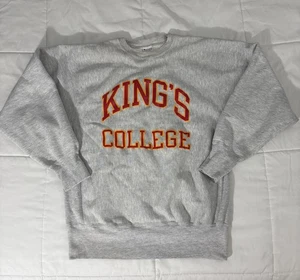 90’s Vintage Champion Reverse Weave King’s College Crewneck Sweatshirt Mens Size XL - Bild 1 von 14