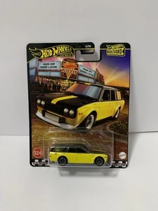 2025 Hot Wheels Premium Boulevard #124 DATSUN 510 WAGON Yellow New Near Mint - Picture 1 of 1