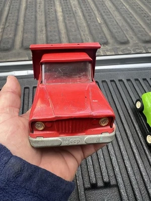 Mini camión de volteo Tonka 1963 vintage primer año #60 color rojo, solo un año Foto 1 de 4