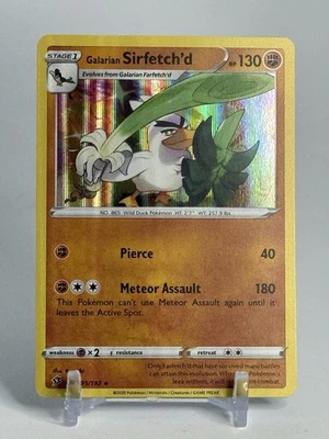 Pokemon TCG Galarian Sirfetch'd - 095/192 - SWSH02: Rebel Clash (SWSH02) Rare NM - Image 1 of 2