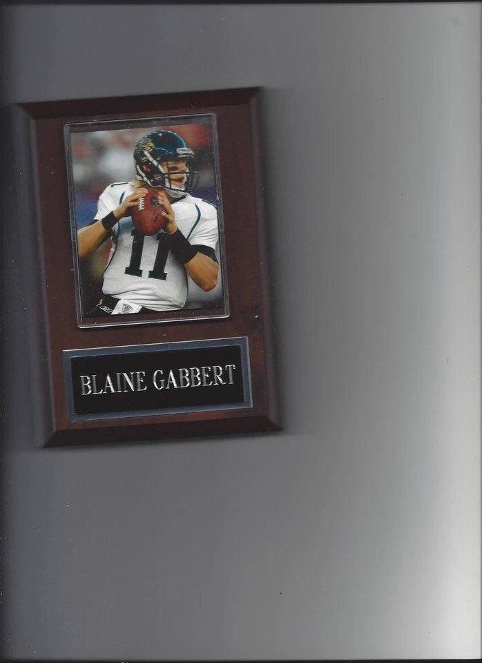 BLAINE GABBERT PLAQUE JACKSONVILLE JAGUARS 足球 NFL  — 第 1/1 张图片