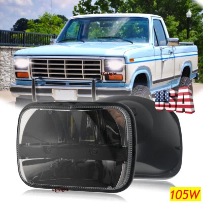 Nuevo Faro LED 105W 7x6" haz alto/bajo para Ford B650 Bronco Aerostar L9000 Foto 1 de 4