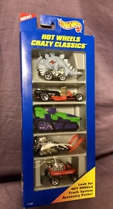 HOT WHEELS 5 Pack Crazy Classics 1996 #17490 Never Opened New In Box - Picture 1 of 6