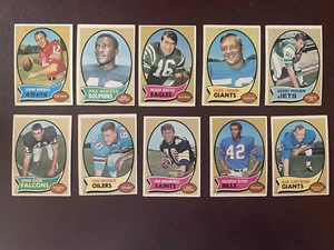 1970 TOPPS LOT OF 12 - Brodie, Warfield, Snead +++ VG - Picture 1 of 11