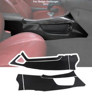 Calcomanías de ajuste de panel lateral Gear Shift para Dodge Challenger 2015 + fibra de carbono - Imagen 1 de 8