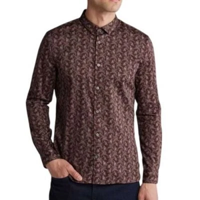 JOHN VARVATOS NWT Ross Floral Print Button Up Casual Long Sleeve Shirt Size XL - Image 1 of 4