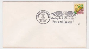 TurtlesTradingPost- Richardson, TX 1988- Moving the Mails Eagle Pictorial Cancel - Picture 1 of 1