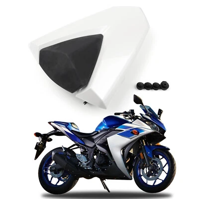 ABS Rear Seat Cover cowl For Yamaha YZF R3 R25 2013-2024 MT-03 14-20 White US Foto 1 de 2