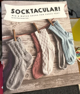 Rare Knit Picks Socktacular! Socks Knitting Pattern 2015 Bk - Image 1 of 4