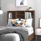 Headboard Cabinet Bedroom Bookcase Headboard Furniture Multi Colours vidaXL