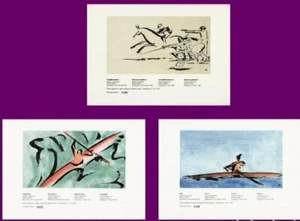 BARCELONA-92 COOB LAMINAS 6ª EMISIÓN SELLOS PREOLIMPICA  3 LAMINAS EN CARPETA - Bild 1 von 2