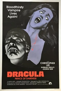 Original 1966 Dracula Poster, Prince of Darkness, Christopher Lee - Bild 1 von 1