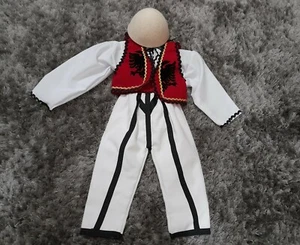 NEW ALBANIAN TRADITIONAL FOLK POPULAR COSTUME BOYS TEEN MEN 1 YEARS OLD #10 - Picture 1 of 9