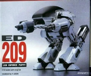 7" ED209 Versión Pequeña DETROIT POLICE ROBOCOP Películas Vinilo + Kit Modelo Resina 1/12 - Imagen 1 de 3