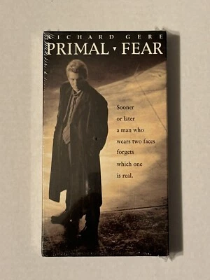 Primal Fear (VHS, 1996) Richard Gere Laura Linney Edward Norton New - Sealed Foto 1 de 4