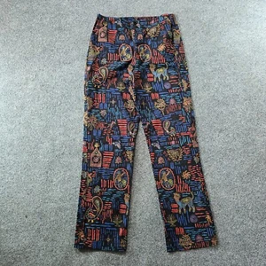 Pantalone Chicos donna taglia XL nero gamba dritta Egitto paisley arte da indossare casual - Foto 1 di 9