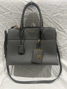 Authentic Prada Saffiano City Tote Crossbody Bag - Picture 1 of 17