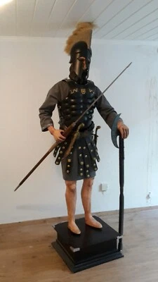 Griechische lebensgroße Rüstung "Spartaner"Grieche Sparta tragbar Marke Kunibert - Bild 1 von 4