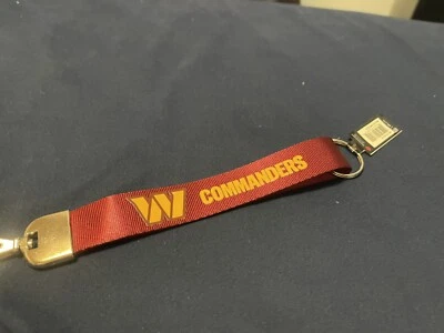 Washington Commanders Wristlet🔥 🔥Keystrap 🔥🔥NFL 9” - Image 1 of 2