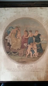 1778 ANTIQUE STIPPLE ENGRAVING VENUS REGINA - ANGELICA KAUFFMAN WILLIAM RYLAND - Picture 1 of 8
