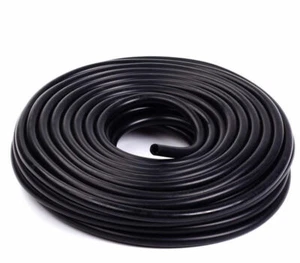 6mm/1/4in. 10 Feet/3M Black Full Silicone Coolant Air Vacuum Hose Line Pipe Tube - Bild 1 von 12