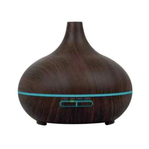 Quigg Aroma DIffusor Braun mit LED Beleuchtung Timer mit Aroma Vernebler Neu - Bild 1 von 3