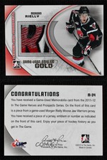 2011-12 ITG Heroes and Prospects Game-Used Gold Emblem 1/1 Morgan Rielly #M-34