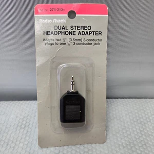 RadioShack 274-313 Stereo-to-Stereo Dual Headphone Adapter - Picture 1 of 6