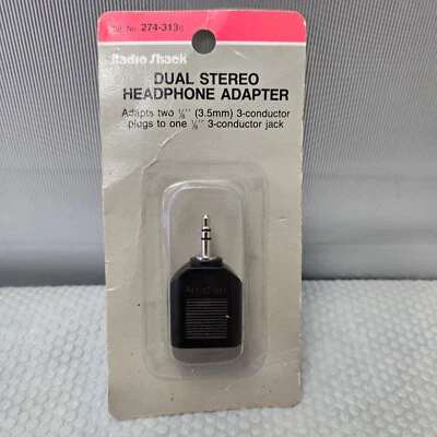 RadioShack 274-313 Stereo-to-Stereo Dual Headphone Adapter - Image 1 of 4