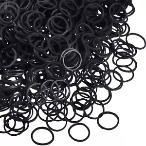 Hicarer 1000 Mini Rubber Bands Soft Elastic Bands for Kid Hair Braids Hair (Blac - Picture 1 of 12