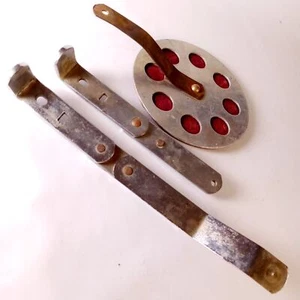 Slingerland Radio King Rouge Feutre Grosse Caisse Pot Parties Lot Colliers - Picture 1 of 2