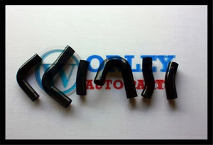Black hose V65 Magna VF1100C 1983 1984 1985 1986 for Honda Silicone radiator - Bild 1 von 6