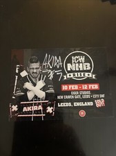 AKIRA Signed ICW NHB Deathmatch Wrestling UK Tour Trading Card