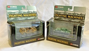 Corgi Fighting Machines T34/76 8th Tank Army & Kubelwagen German Afrika Korps - Picture 1 of 24