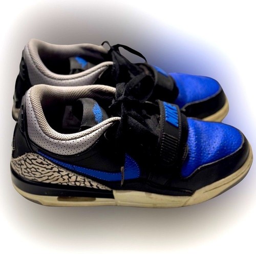Sneakers basse Nike Jordan Legacy 312 per bambini nere e blu royal taglia 4 5 anni