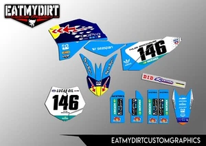 FOR KTM 50 2009 - 2015 CUSTOM GRAPHICS SX MX MOTOCROSS DECALS STICKERS - Bild 1 von 2