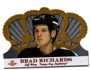 2000-01 Pacific Crown Royale PROMO #142 Brad Richards RC TAMPA BAY LIGHTNING - Picture 1 of 2